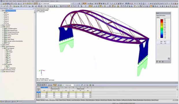Structural Engineering Programs REFM and RSTAB help engineers to analyze various steel and metal structures