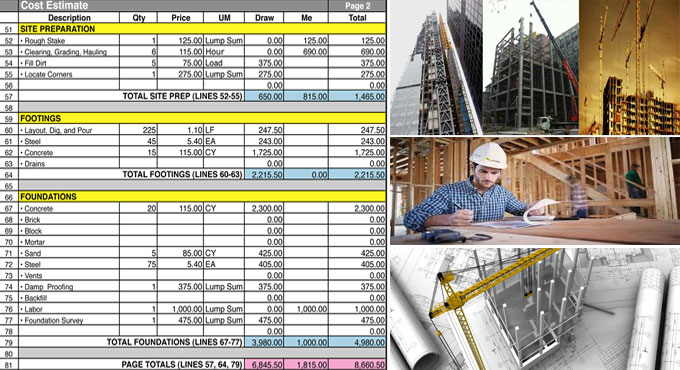 Building Construction Cost Estimator Building Estimator