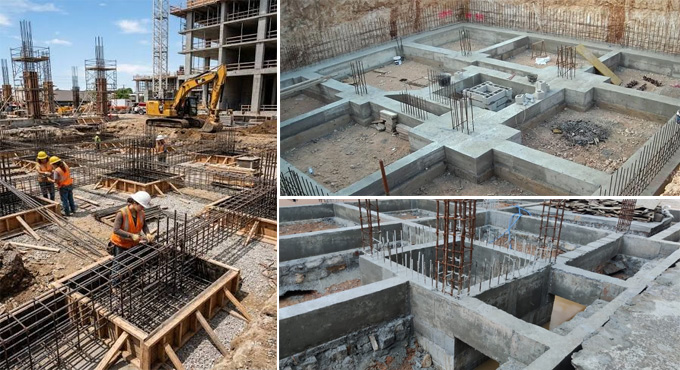 Discuss different Foundation types used in the Construction Industry