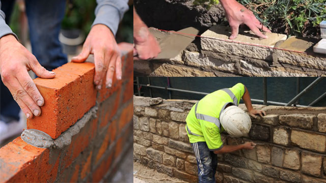 Different methods to strengthen the masonry walls