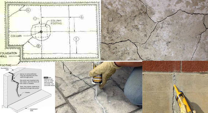 Learn the process to Seal or Repair Cracks in Concrete Floors & Walls