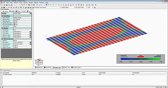 Some useful guidelines for concrete slab design in Visual Analysis 9.0