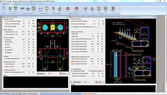 RCM ACI-Builder is a useful construction program for structural engineers