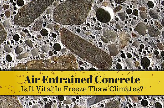 Benefits of air entrained concrete