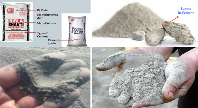 How to check the quality of cement at the construction site