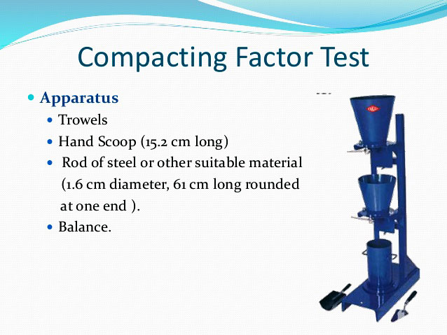 compaction factor test