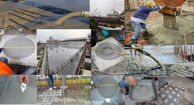 Different types of concrete admixtures