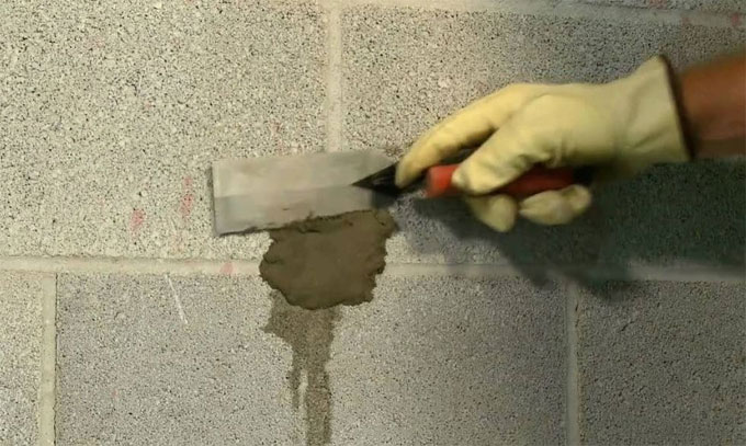 How to repair concrete with Dry Pack Mortar Method