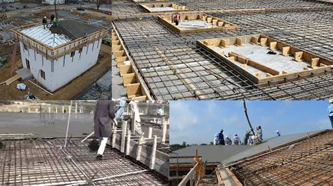 Concrete roofing