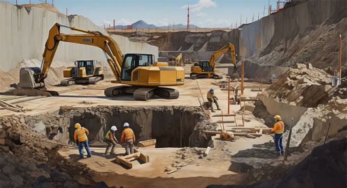 Understanding the Work Procedure of Excavation at Construction Sites