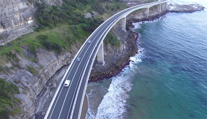 Grand Pacific Drive in New South Wales
