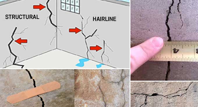 Innovative ways to hide hairline cracks in a wall