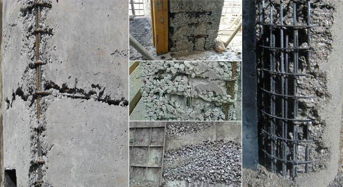 Causes of honeycombing in concrete and proper solutions