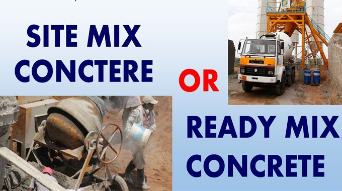 Basic Differences among Site Mix Concrete or Ready Mix Concrete
