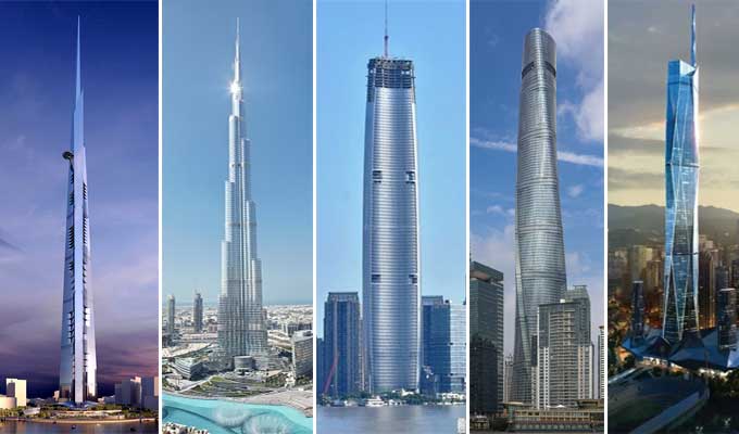 The Top Five Tallest Buildings in the World In 2022