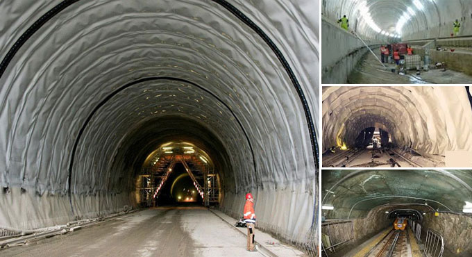 Various Types of Waterproofing System of Tunnel
