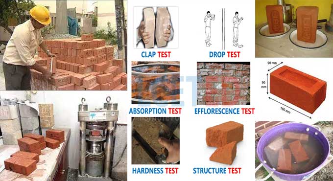 Various Brick Testing Methods in Construction