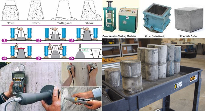 Some vital tests to check the quality of concrete