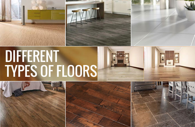 What are the various types of floors?