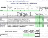 Cost Estimate Spreadsheet - Extension-Renovation
