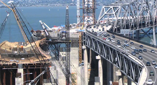 San Francisco-Oakland Bay Bridge Construction