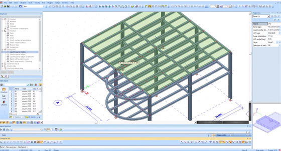 steel structure modeling